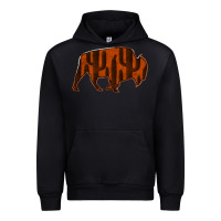 Black Red Cactus Bison Silhouette Urban Hoodie - Bettercallsaul