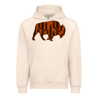 Sandshell Red Cactus Bison Silhouette Urban Hoodie - Bettercallsaul