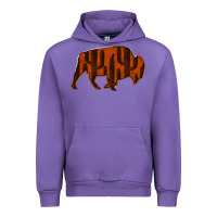 Tulip Red Cactus Bison Silhouette Urban Hoodie - Bettercallsaul