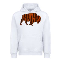White Red Cactus Bison Silhouette Urban Hoodie - Bettercallsaul