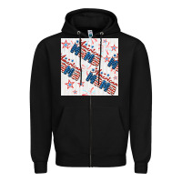 Black american mama seamless pattern Zipper Hoodie - BundleAndBundleShop