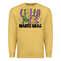 Antique Gold little miss mardi gras Premium Sweatshirt - MaliasSmallBusiness