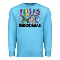 Ocean Blue little miss mardi gras Premium Sweatshirt - MaliasSmallBusiness