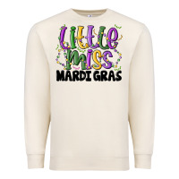 Sandshell little miss mardi gras Premium Sweatshirt - MaliasSmallBusiness