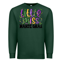 Sports Green little miss mardi gras Premium Sweatshirt - MaliasSmallBusiness