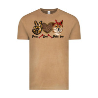 Vintage Camel peace love shiba inu Vintage Tee - RanaPortraitStore
