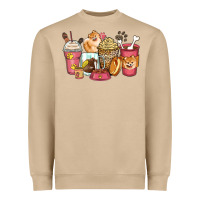Mushroom pomeranian coffee cups Heavyweight Sweatshirt - Zillion Design Studio
