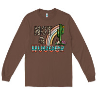 Chestnut not a hugger Long Sleeve Tee - CowhideDigitalArt