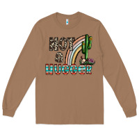 Toasted Coconut not a hugger Long Sleeve Tee - CowhideDigitalArt