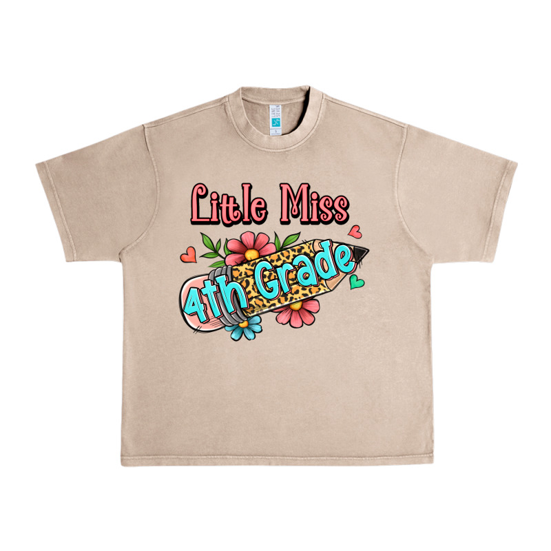 Little Miss Fourth Grade Urban Heavy Tee by RanaPortraitStore | Teevron