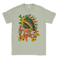 Matcha free spirit sunflower and indian headdress Classic Tee - HRA Design Shop