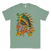 Sage free spirit sunflower and indian headdress Classic Tee - HRA Design Shop