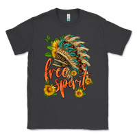 Smoke free spirit sunflower and indian headdress Classic Tee - HRA Design Shop