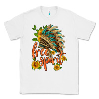 White free spirit sunflower and indian headdress Classic Tee - HRA Design Shop