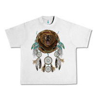 Lunar Rock bear  native dreamcatcher Urban Heavy Tee - BarkalooDesign