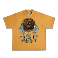 Peanut Butter bear  native dreamcatcher Urban Heavy Tee - BarkalooDesign
