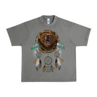 Tornado bear  native dreamcatcher Urban Heavy Tee - BarkalooDesign
