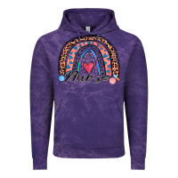 Cloud Purple nurse rainbow Vintage Hoodie - Zillion Design Studio