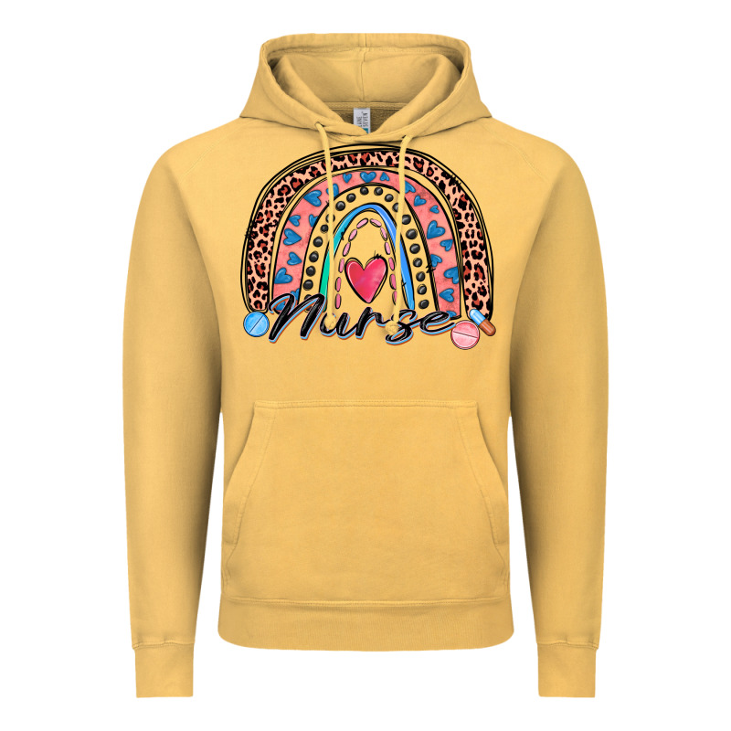 Nurse Rainbow Vintage Hoodie by Zillion Design Studio | Teevron