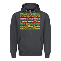 Smoke sunflower cactus Zipper Hoodie - JahusDesignShop