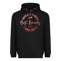 Black mother and daughter best friends for life Heavyweight Hoodie - MaliasSmallBusiness