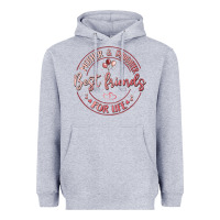 Heather Grey mother and daughter best friends for life Heavyweight Hoodie - MaliasSmallBusiness