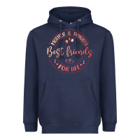 Navy mother and daughter best friends for life Heavyweight Hoodie - MaliasSmallBusiness