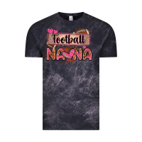 Cloud Black football nana with leopard Vintage Tee - Zillion Design Studio