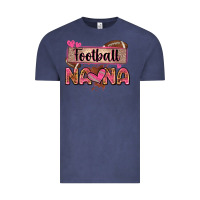 Vintage Denim football nana with leopard Vintage Tee - Zillion Design Studio