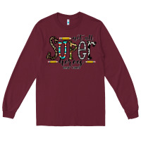 Burgundy not all super heroes wear capes Long Sleeve Tee - CowhideDigitalArt