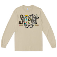 Mushroom not all super heroes wear capes Long Sleeve Tee - CowhideDigitalArt