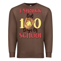 Chestnut i struck out 100 days of school Premium Sweatshirt - MaliasSmallBusiness