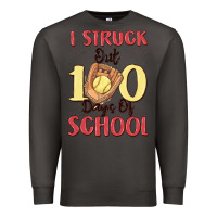 Smoke i struck out 100 days of school Premium Sweatshirt - MaliasSmallBusiness