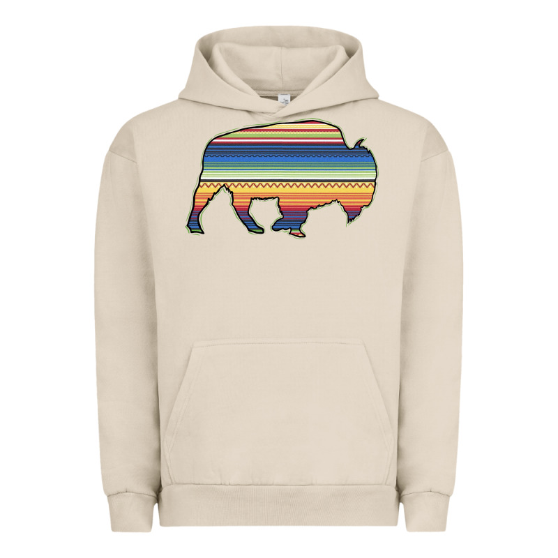 Aztec Bison Silhouette Urban Hoodie by Bettercallsaul | Teevron
