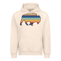 Sandshell Aztec Bison Silhouette Urban Hoodie - Bettercallsaul