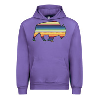 Tulip Aztec Bison Silhouette Urban Hoodie - Bettercallsaul