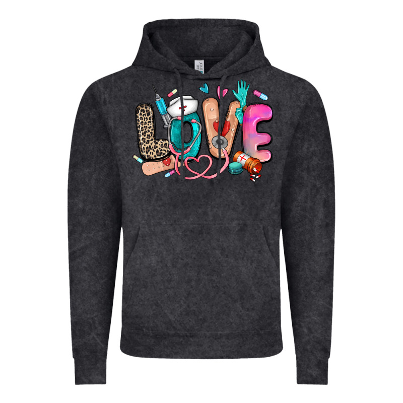Love Nurse Vintage Hoodie by Zillion Design Studio | Teevron