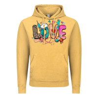 Vintage Mustard love nurse Vintage Hoodie - Zillion Design Studio