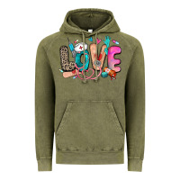 Vintage Olive love nurse Vintage Hoodie - Zillion Design Studio