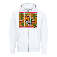 White pumpkin Zipper Hoodie - JahusDesignShop