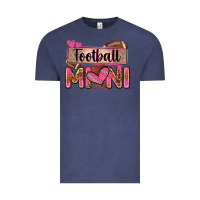 Vintage Denim football mini with leopard Vintage Tee - Zillion Design Studio