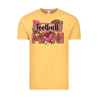 Vintage Mustard football mini with leopard Vintage Tee - Zillion Design Studio