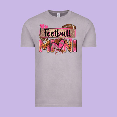 Football Mini With Leopard Vintage Tee Designed By Zillion Design Studio