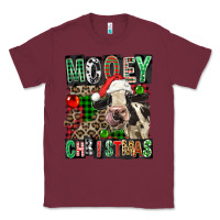 Burgundy Mooey christmas Classic Tee - FaDigitalArtStudio