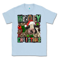 Dusty Blue Mooey christmas Classic Tee - FaDigitalArtStudio