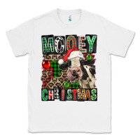 White Mooey christmas Classic Tee - FaDigitalArtStudio