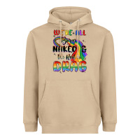 Mushroom we're all born naked the rest is drag Heavyweight Hoodie - MaliasSmallBusiness