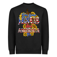 Black she loves jesus Heavyweight Sweatshirt - texasbilliewilder
