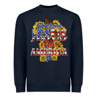 Navy she loves jesus Heavyweight Sweatshirt - texasbilliewilder