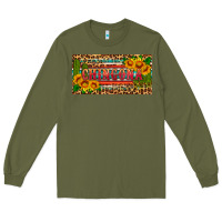Army Green Chingona license plate Long Sleeve Tee - HRA Design Shop